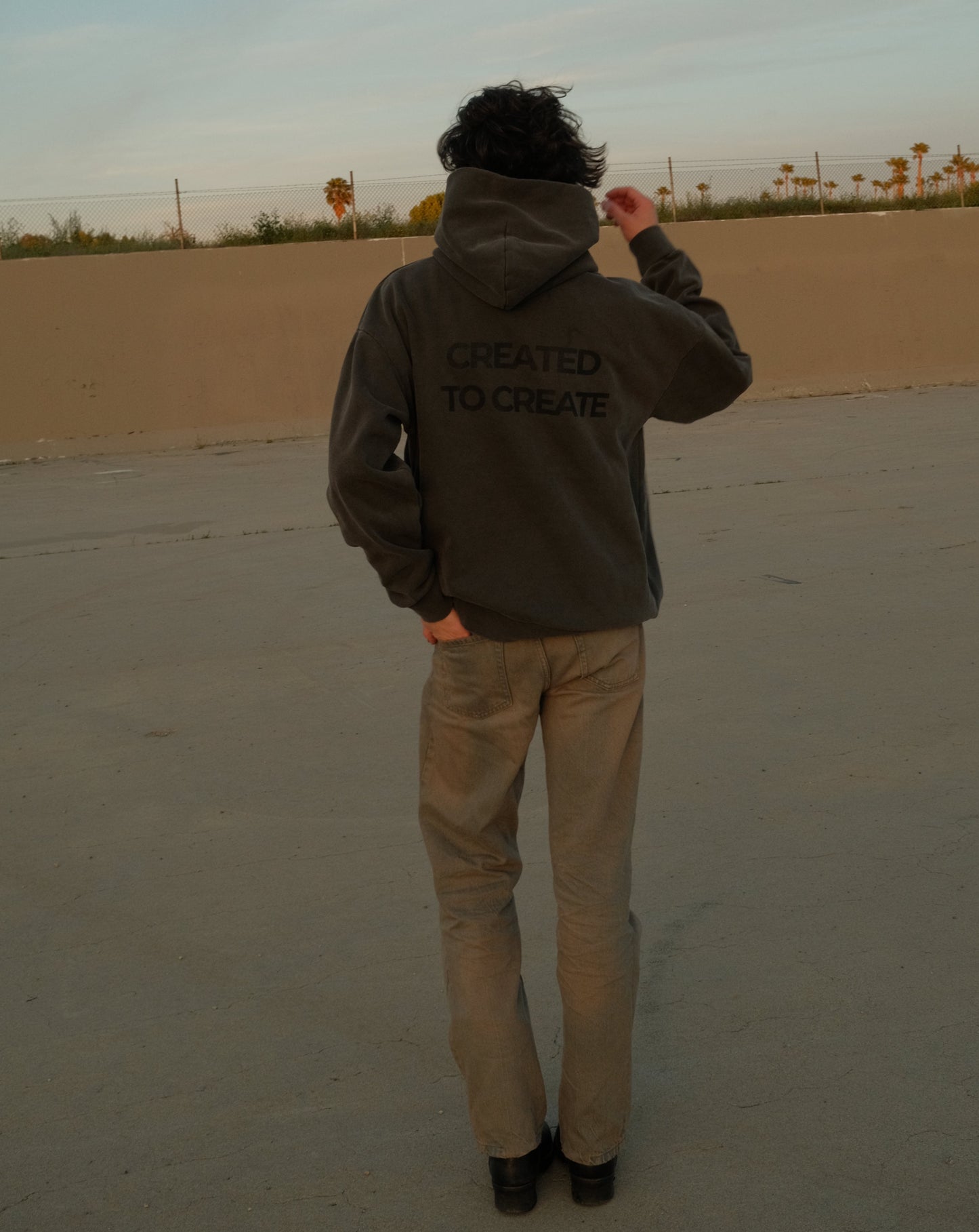 CREATED TO CREATE HEAVY WEIGHT HOODIE