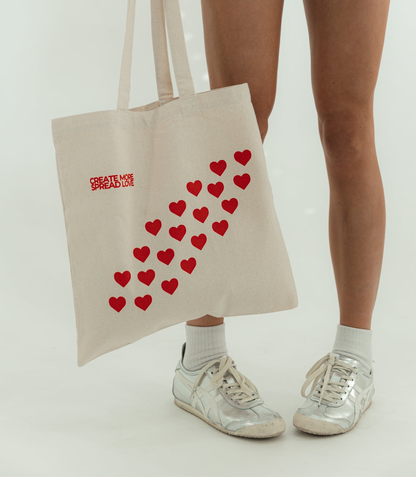 CREATE MORE SPREAD LOVE TOTES